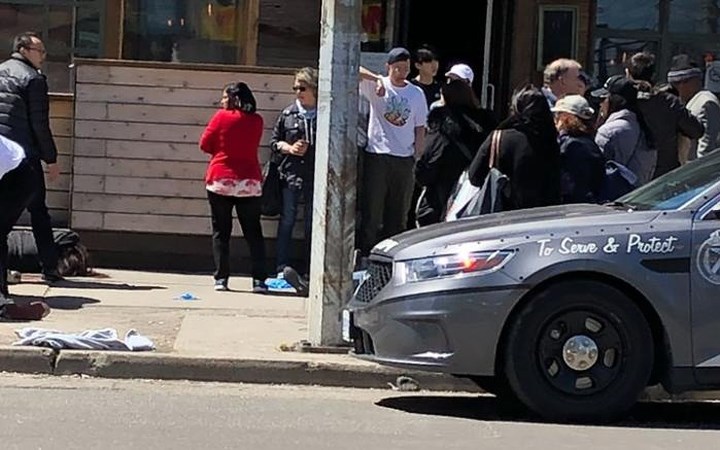 Hiện trường vụ đâm xe tải ở Canada khiến hàng chục người thương vong